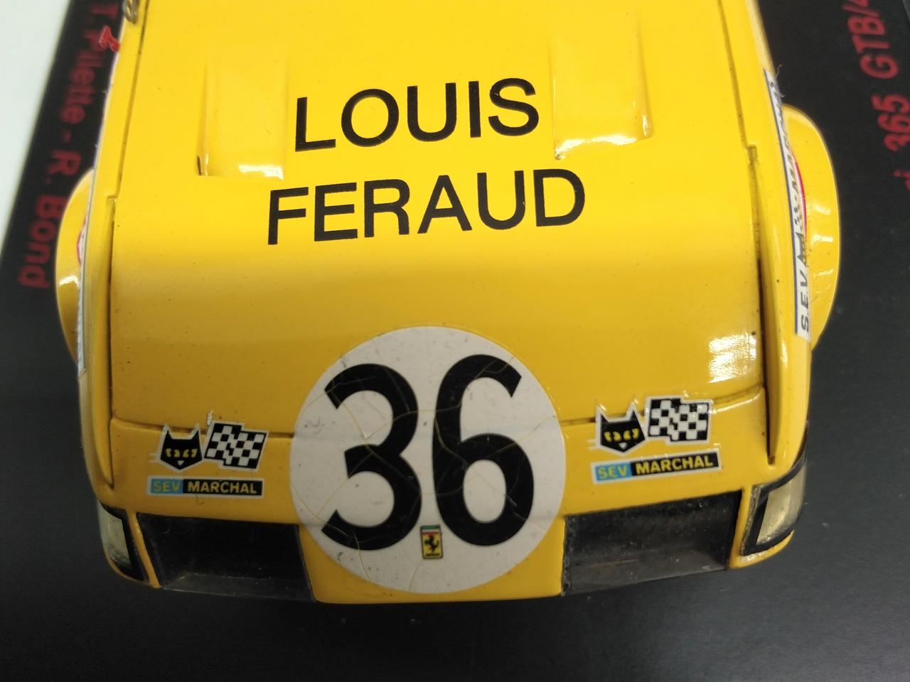 ミニカー　フェラーリ 365GTB4 8th lm1972 MINICAR FERRARI 365GTB4 8TH LM1972 | eBay