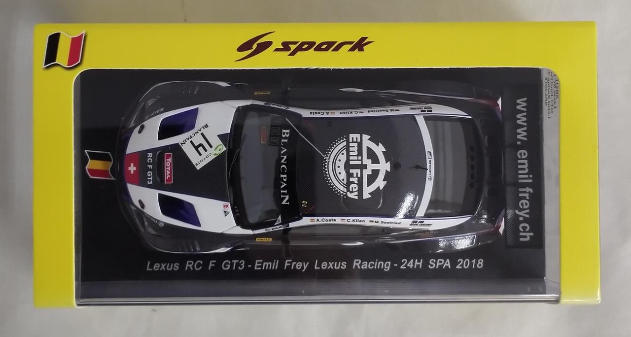 未開封 1/43 スパーク LEXUS レクサス RC F GT3 スパーク 1/43 レクサス RC F GT3 2021 デイトナ24H #14 A