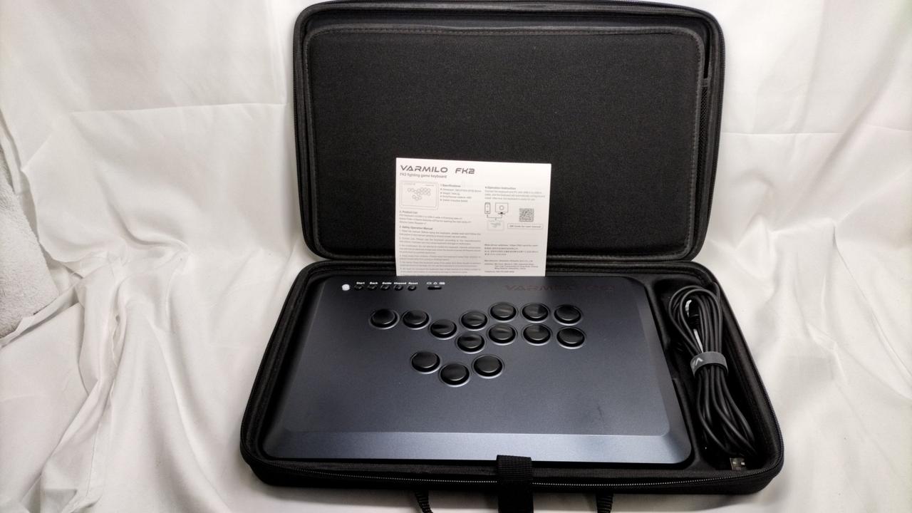 Varmilo FK2 アーケードコントローラー ブラック新品未開封 VARMILO FK2 Black Leverless Arcade Controller for Fighting