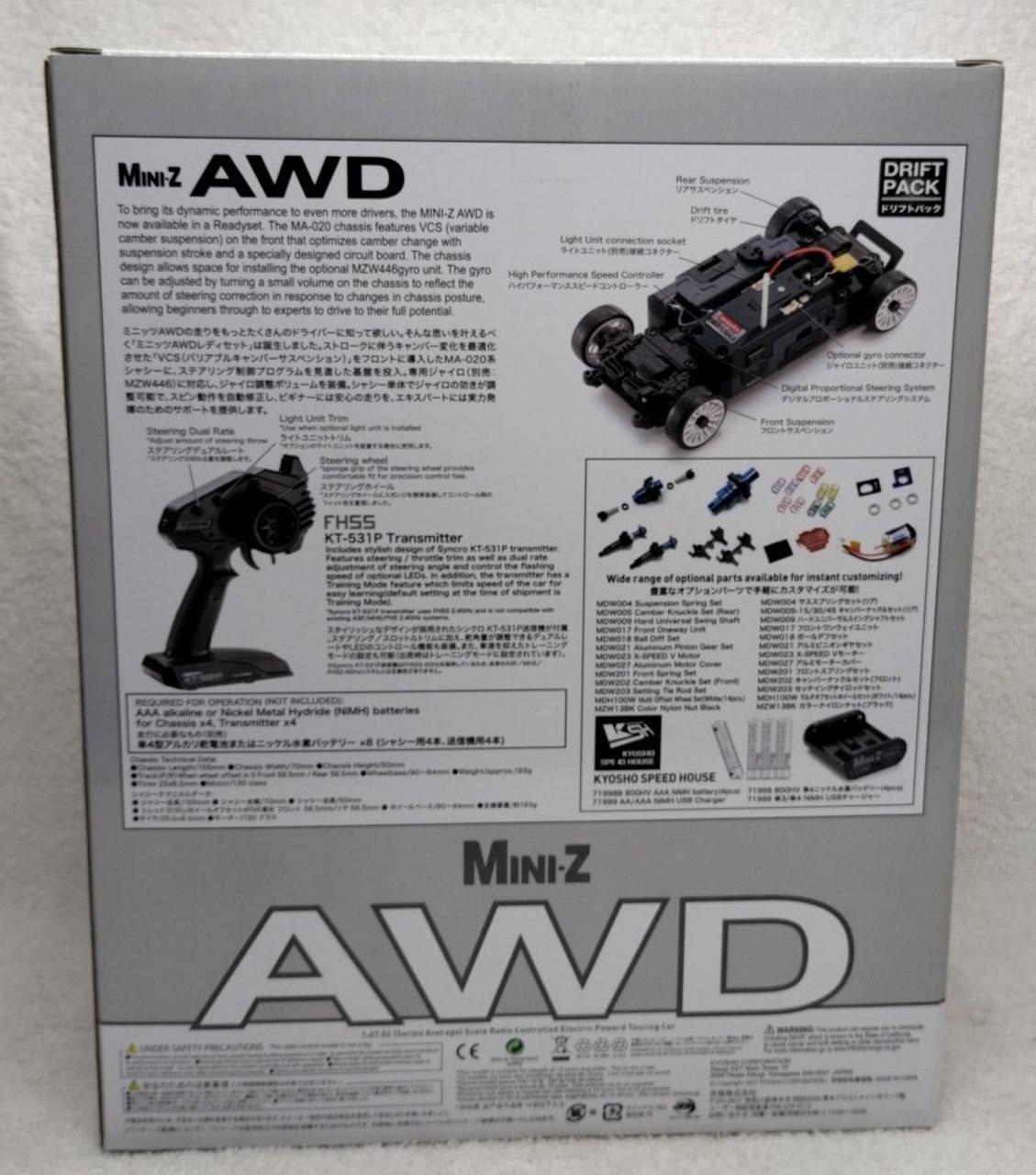京商|MINI-Z AWD|HARDOFFオフモール（オフモ）|2080380000011426