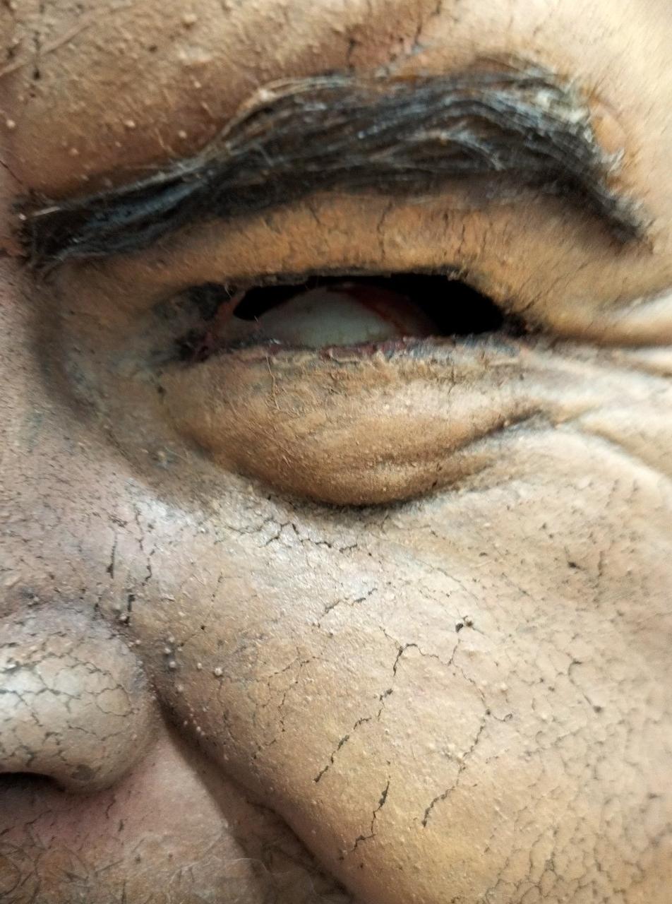 目玉取れかかっています