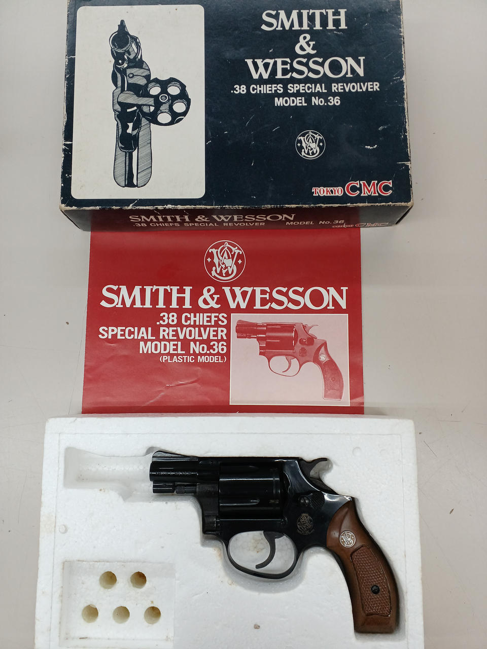 モデルガン　CMC Chiefs Special .38 リボルバー 4インチ TOKYO CMC|.38 チーフズ スペシャル リボルバー モデル NO.36|【ハード