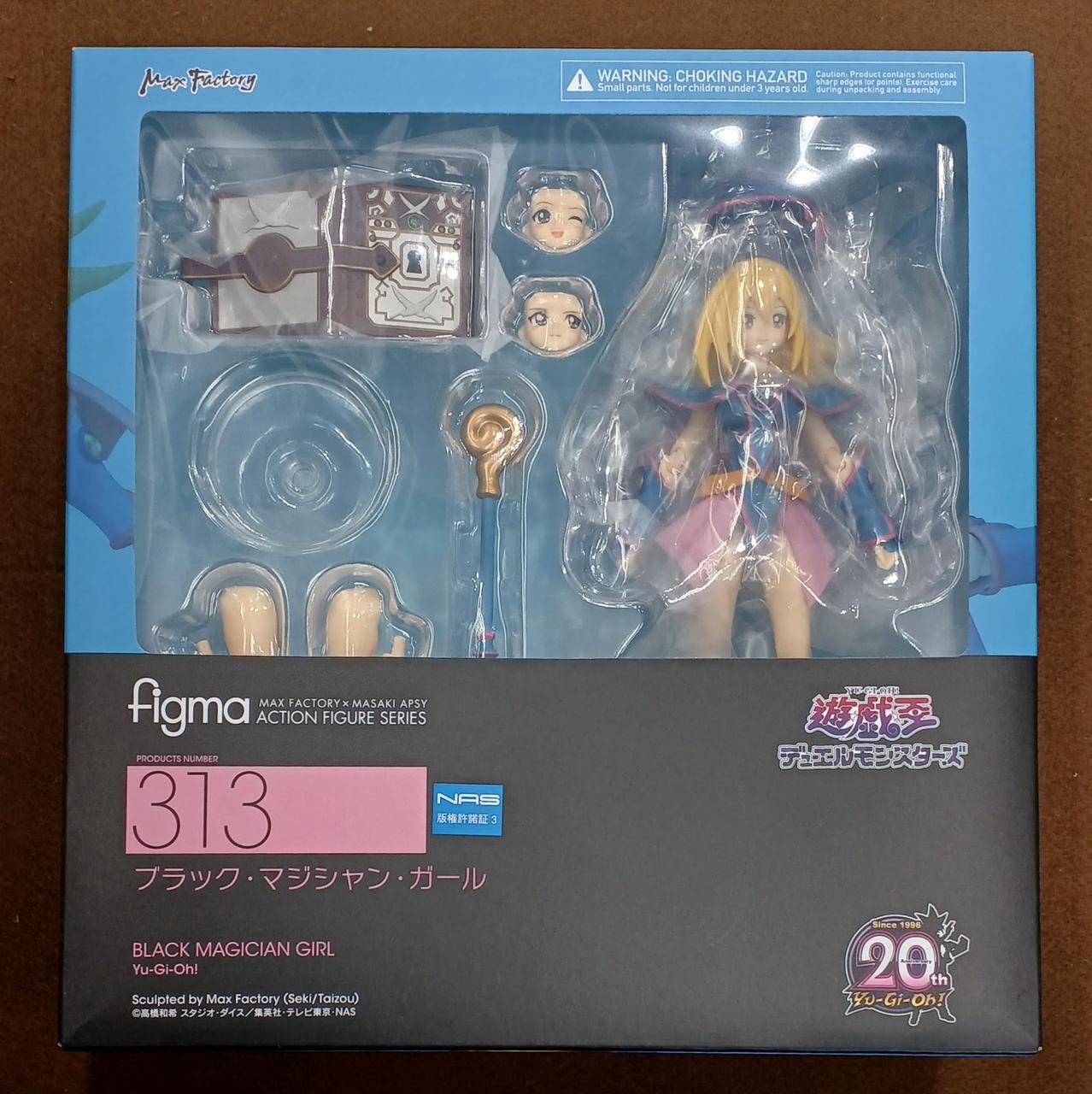 figma 313 ブラック・マジシャン・ガール　開封済み中古品 レビュー】figma 313 ブラック・マジシャン・ガール