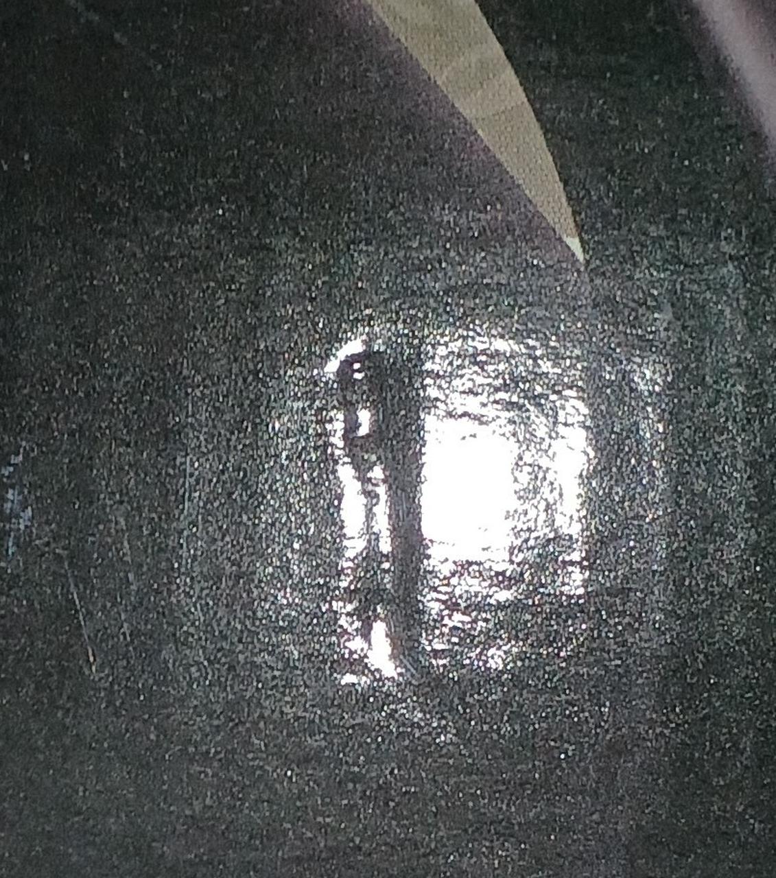 へこみがあります。