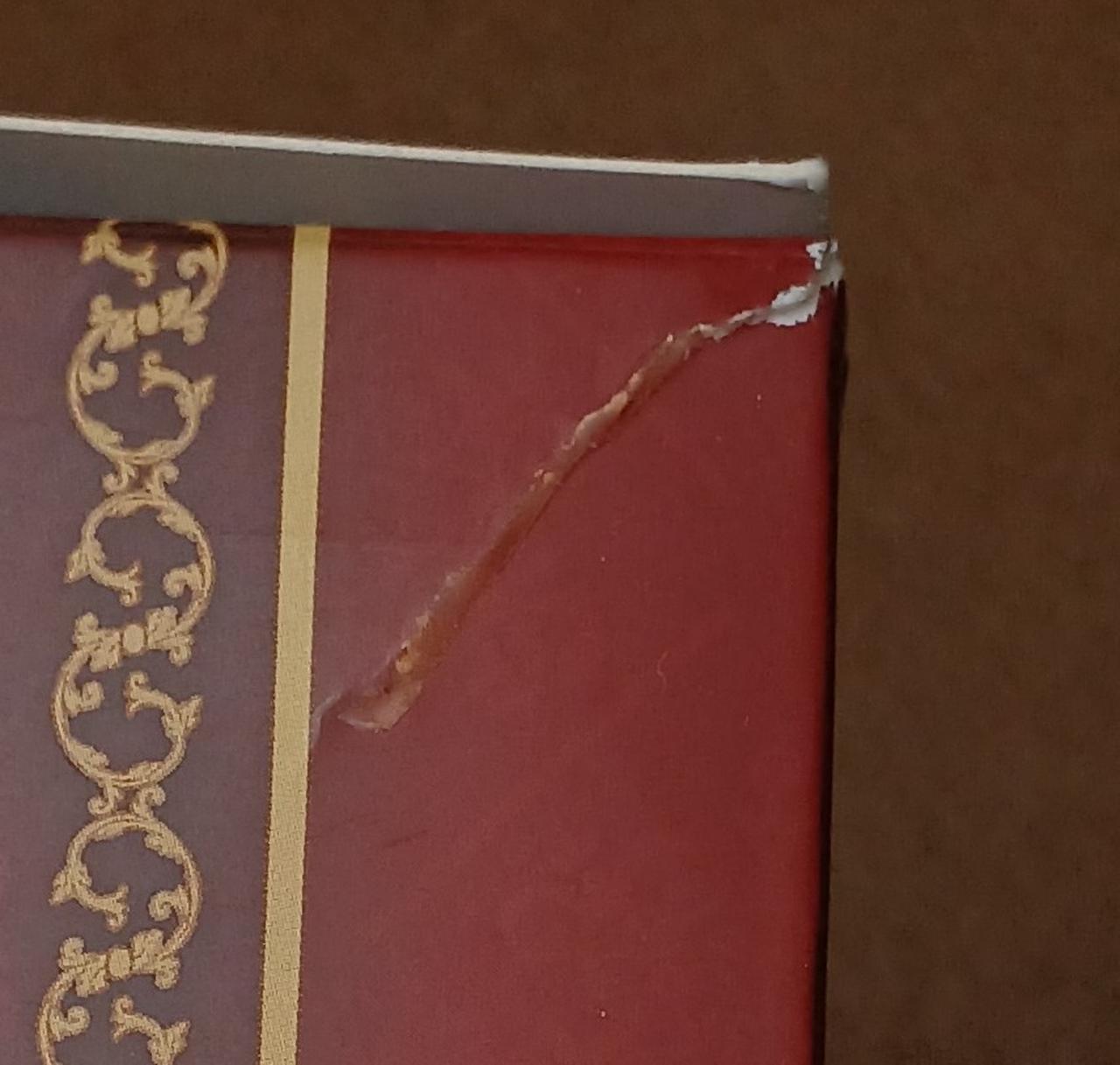 破れています。