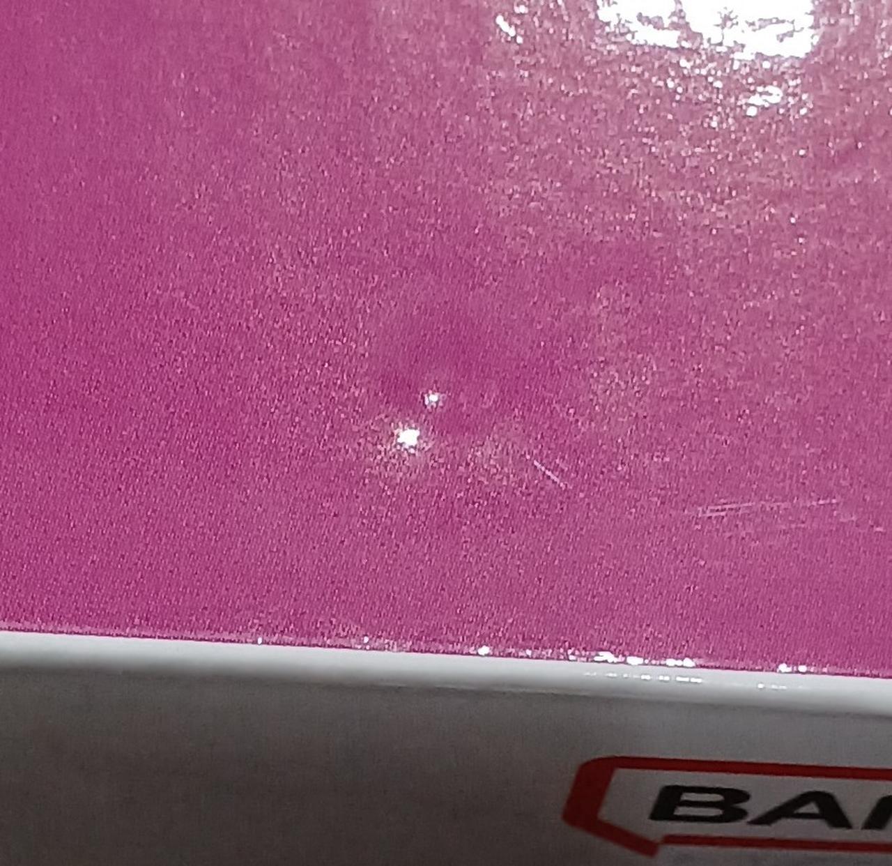 へこみがあります。