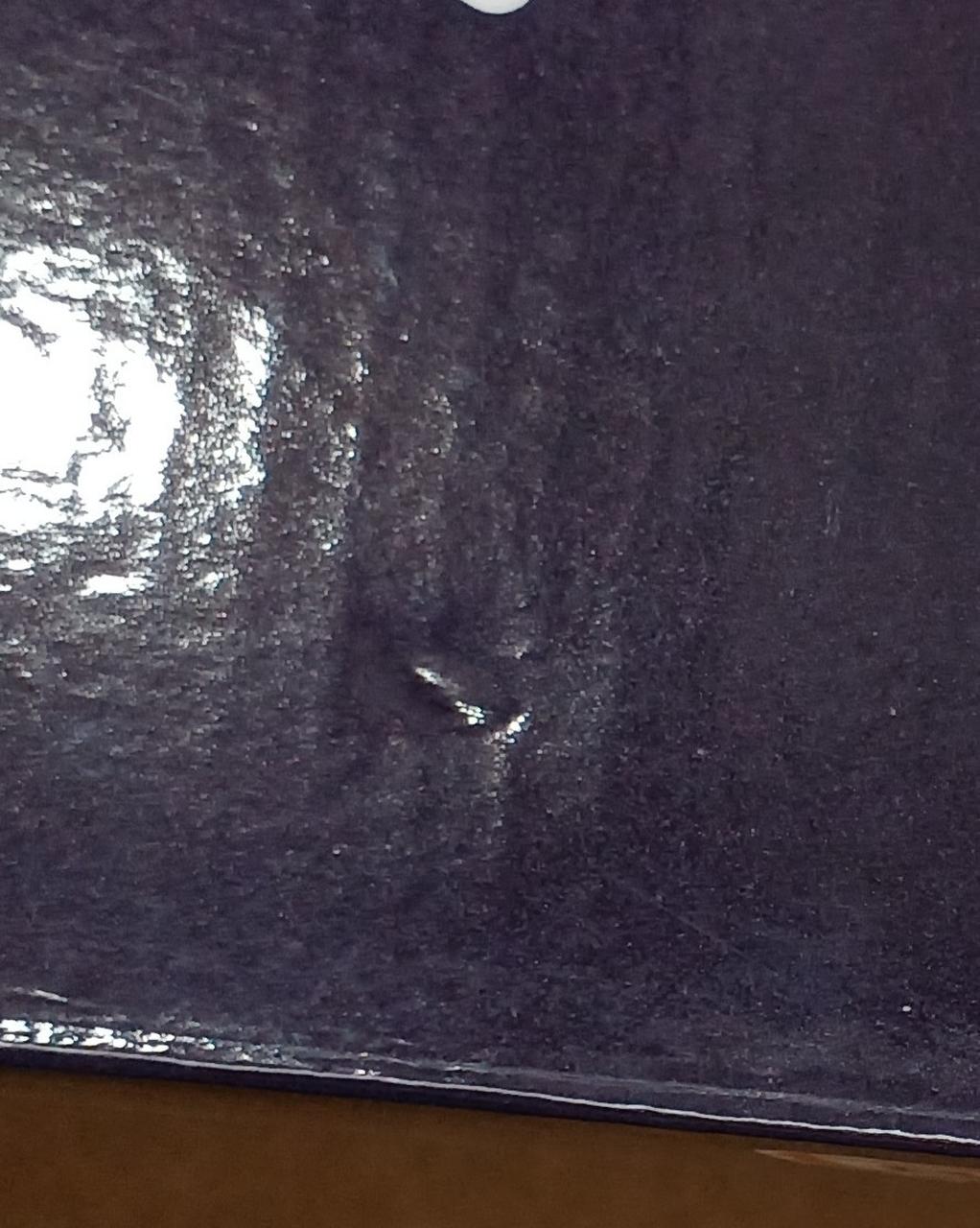 へこみがあります。