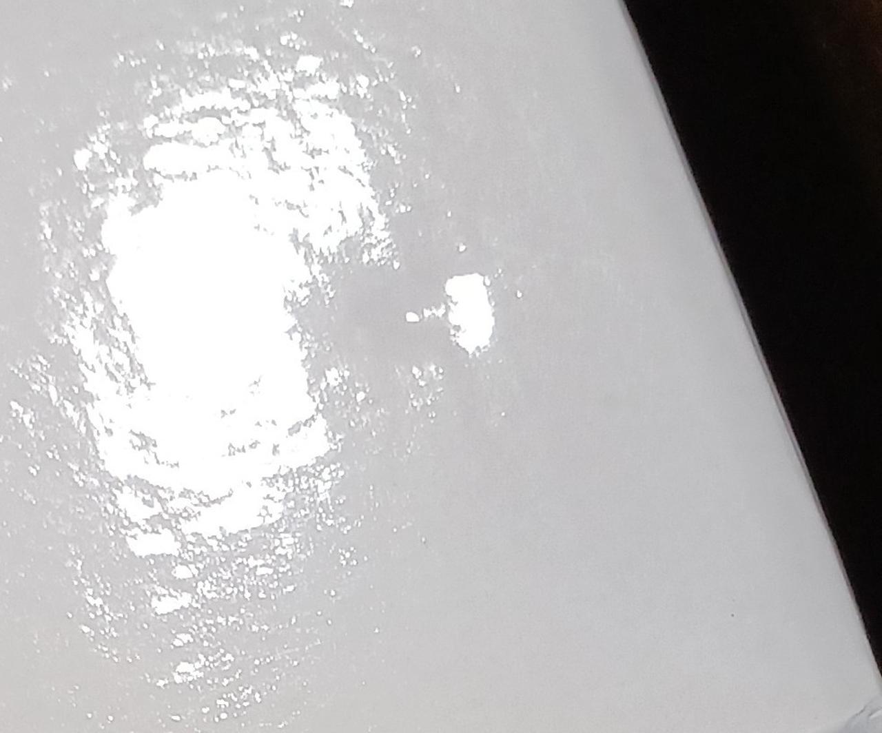 へこみがあります。