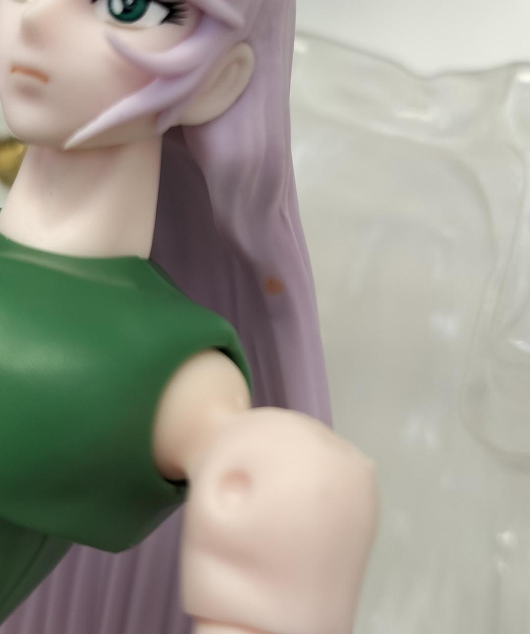 髪の毛に色移りあります。