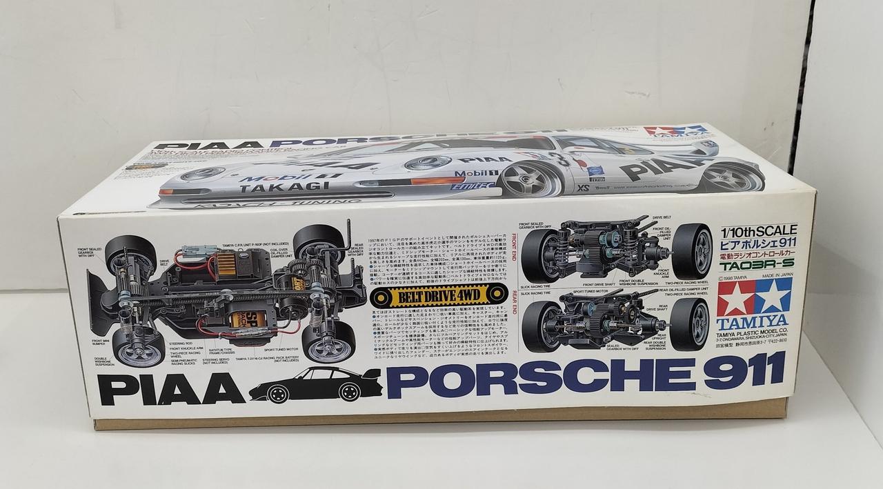 タミヤ RC ポルシェ911 GT1_TA03R-S ベルトドライブ 4WD Tamiya 47443 1996 Porsche 911 GT1 Street (TA03R-S) / Tamiya USA