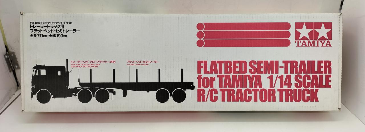 タミヤ(TAMIYA)|トレーラートラック用 フラットベッド・セミ