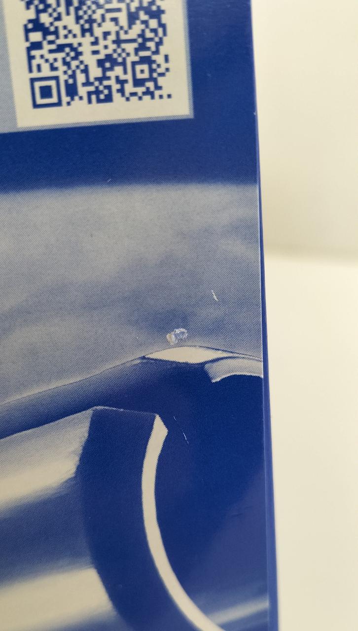 右側面に破れあり