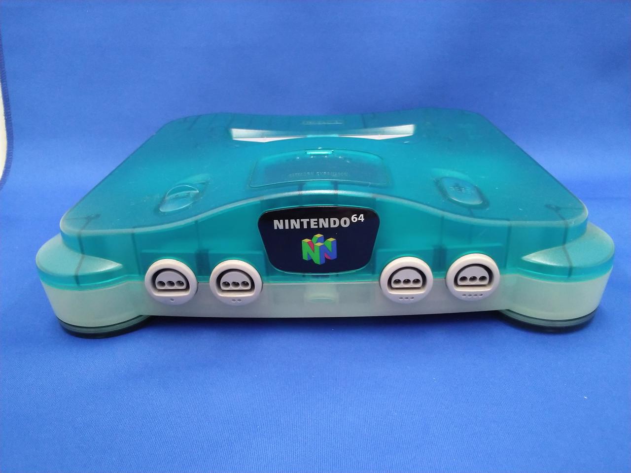 Nintendo ゲーム機本体 NINTENDO 64 クリアブルー　箱付き Nintendo 64 クリアブルー※】任天堂 ニンテンドー64 スケルトン