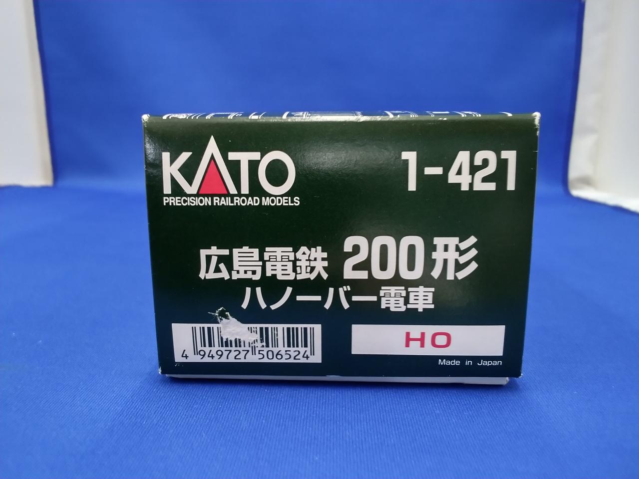 KATO 広島市電200形(HO)改 KATO 14-071-1 広島電鉄200形（ハノーバー電車）動力改良品 N