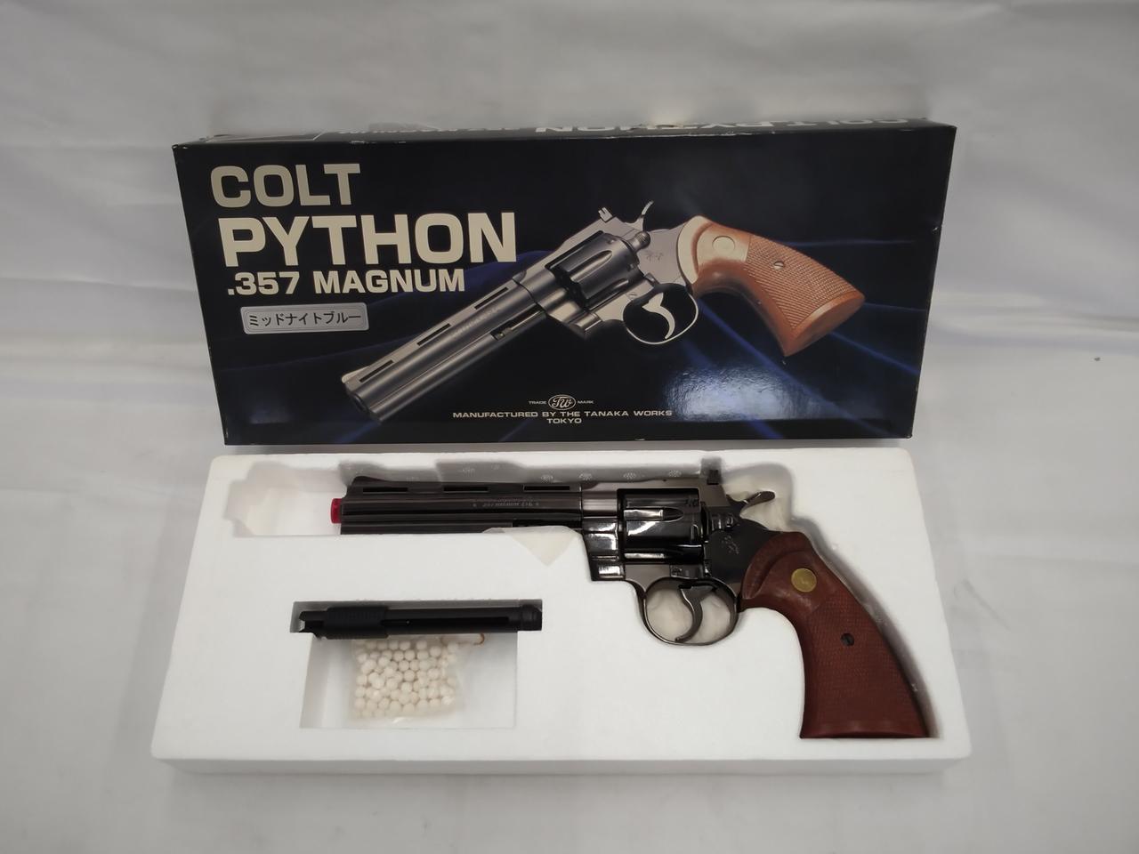 タナカワークス コルトパイソン 4インチ ミッドナイトブルー タナカ