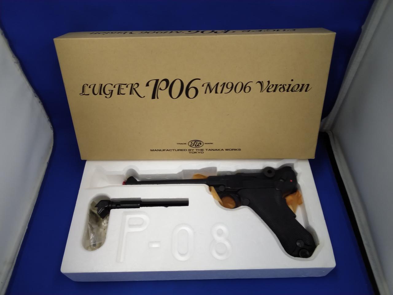 TANAKA WORKS|LUGER P06 M1906バージョン 6インチ ガスガン|【ハード