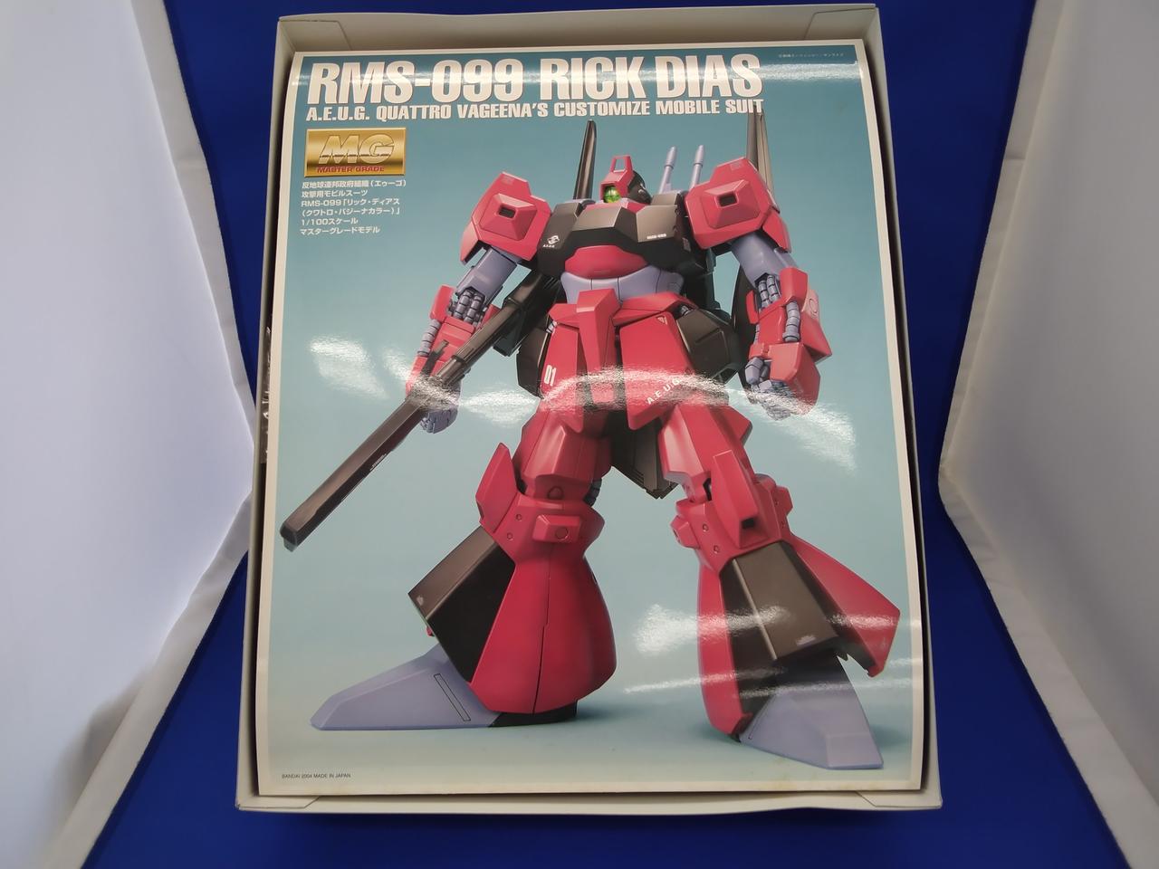 MG リック・ディアス　新品　未組み立て品 説明書なし MG リックディアス 未組立 赤バンダイ 機動戦士Z