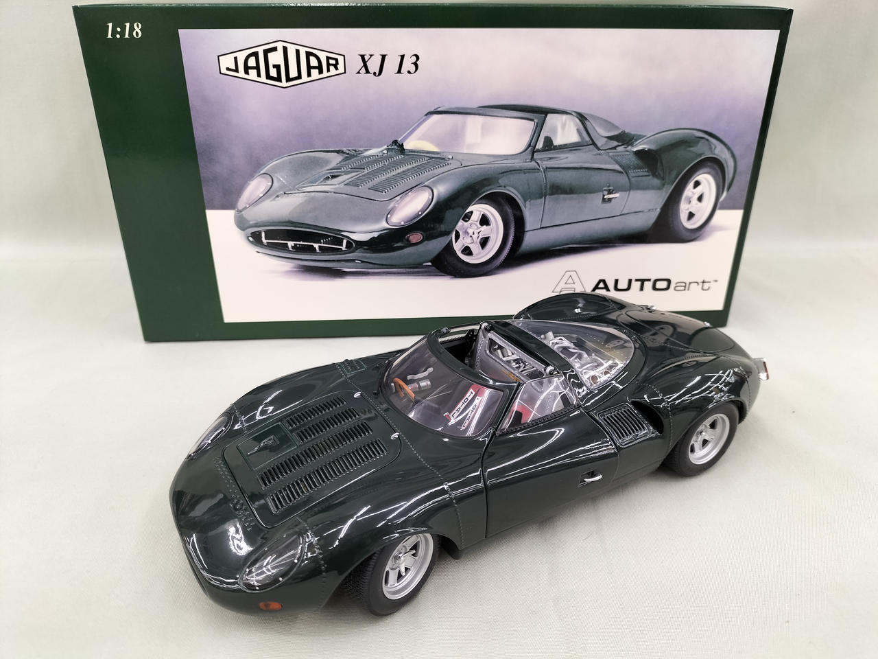 車 AUTO・ART 1/18 JAGAUAR XJ13 ダイキャストミニカー オートアート オウト(AUTOart)|JAGUAR XJ13|HARDOFFオフモール