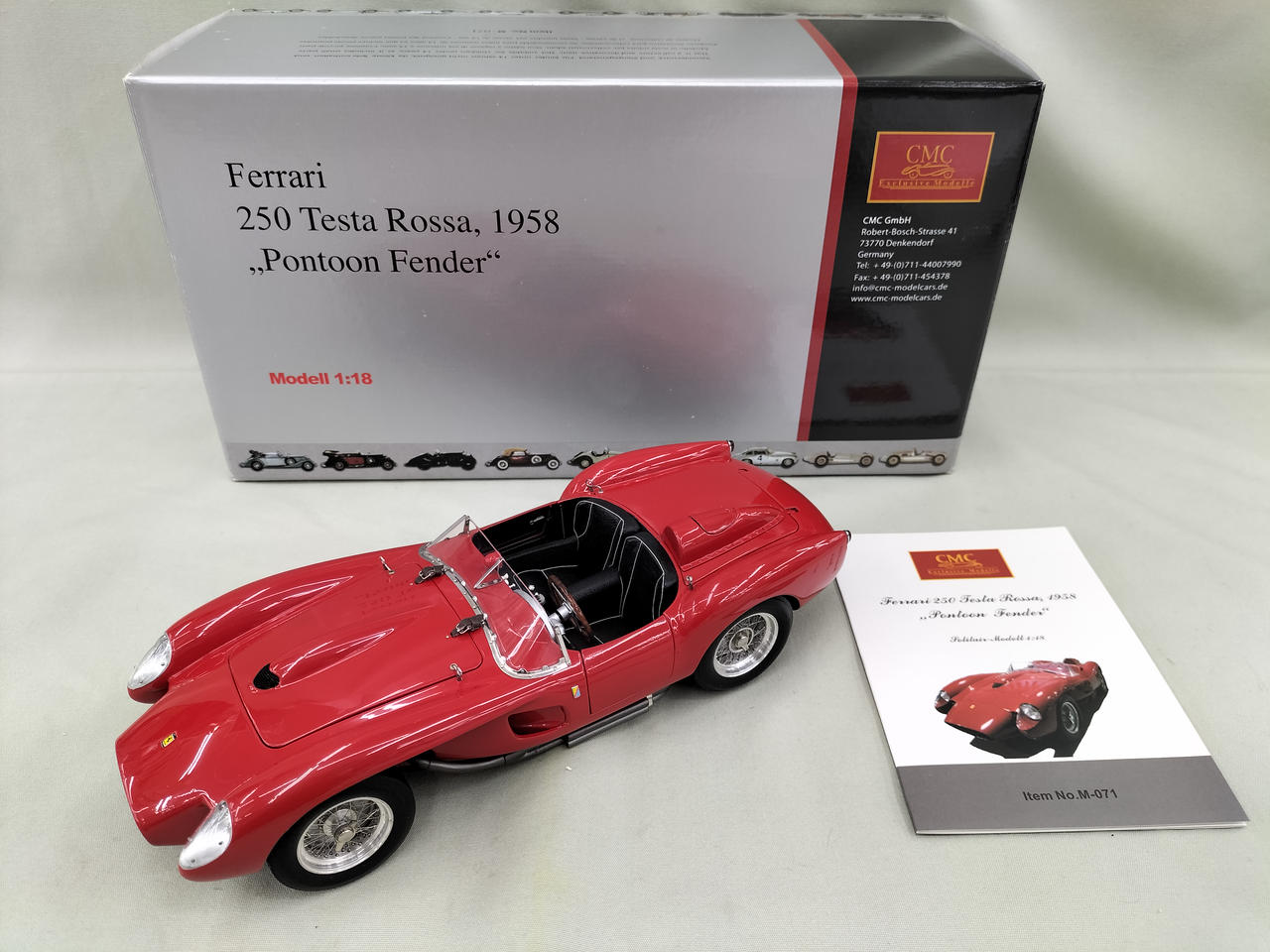 1/18CMC Ferrari 250 TestaRossa (絶版・未展示) 1/18CMC Ferrari 250 TestaRossa (絶版・未展示) 1/18CMC