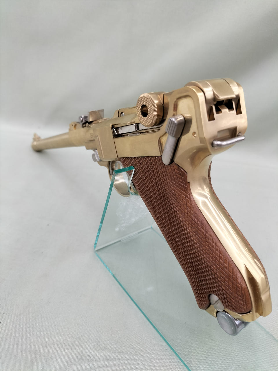 ルガー　P-08 マルシン工業 マルシン工業 マルシン ルガー P08 4インチ 木製グリップ付