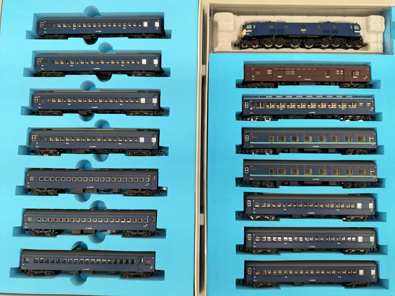 MIARO ACE A-8557 急行　銀河　増粘　7両セット　EF58-75 マイクロエース A-8556・A-8557 - メルカリ