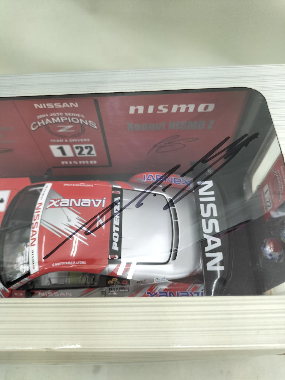 ドライバーのサインだそうです。