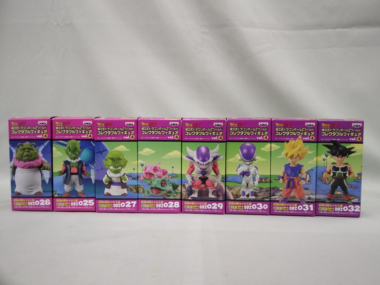 ドラゴンボール ソフトビニールフィギュア VOL4全四体とVOL3二体のセット バンプレスト(BANPRESTO)|WCF VOL.4 組立式ドラゴンボールZ