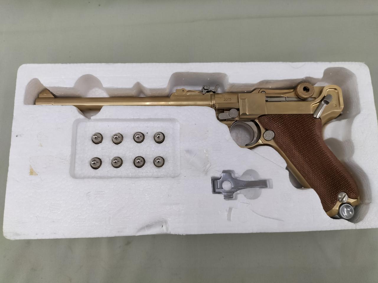 時田しろくま ルガーP08 マルシン　おまけPPK固定ガスGUN 時田しろくま ルガーP08 マルシン おまけPPK固定ガスGUN 時田