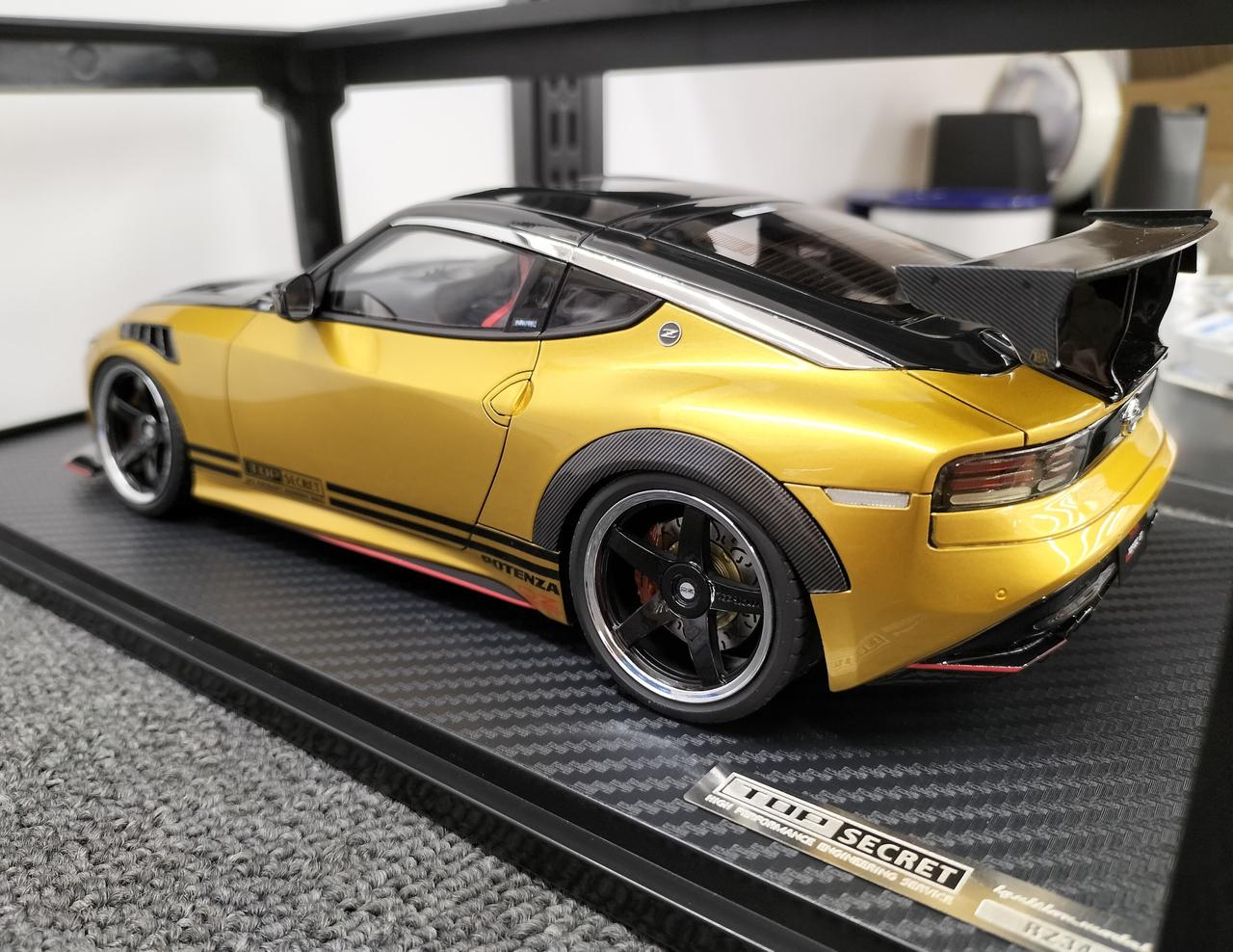 カスタムアイシードール　オランジェット　†追記†あり　さらさらブロンド　本体のみ IG0687 1/18 Nissan Fairlady Z (S30) Brown | LINE UP
