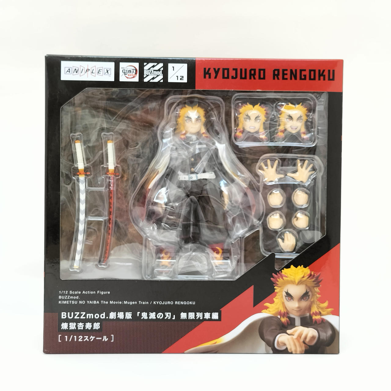 新品　未開封品　ANIPLEX BUZZmod. 煉獄杏寿郎 1/12 テレビアニメ「鬼滅の刃」より、1/12スケールアクション