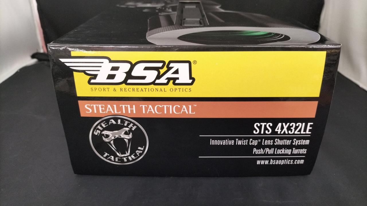 BSA Optics ステルス タクティカル ライフルスコープ 新品同様中古品】実銃規格 BSA Optics ステルスタクティカル