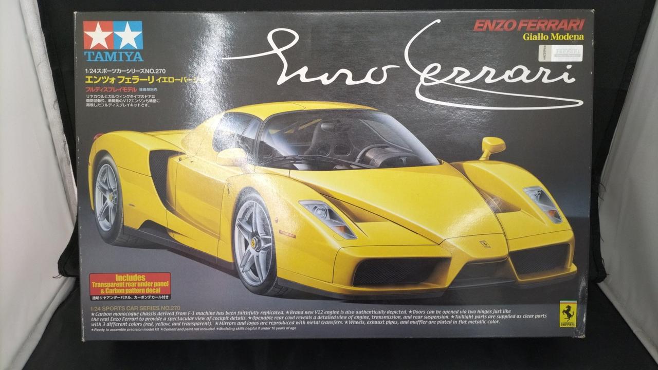 (未使用･未開封品)　タミヤ 1/24 スポーツカーシリーズ No.301 エンツォ フェラーリ イエローバージョン プラモデル 24301 sdt40b8 Amazon | タミヤ 1/24 スポーツカーシリーズ No.301 エンツォ