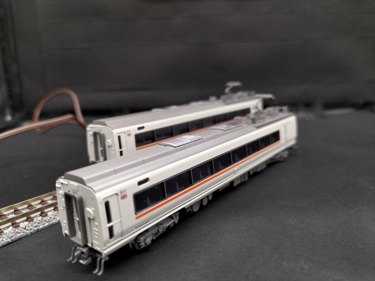 モーター動作OK、パンタグラフ展開します