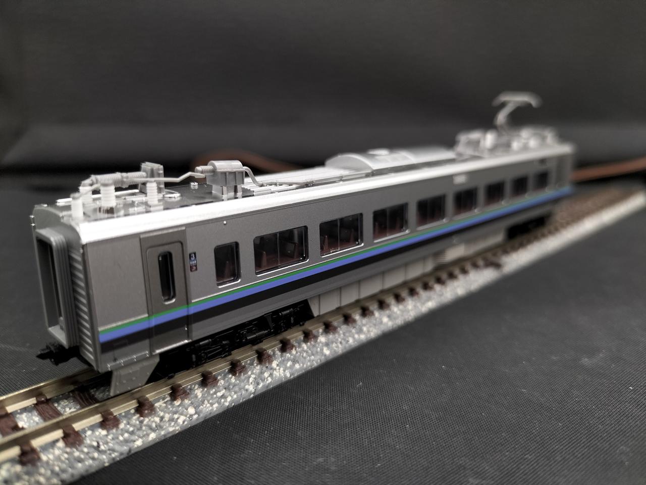 モーター動作OK、パンタグラフ展開します