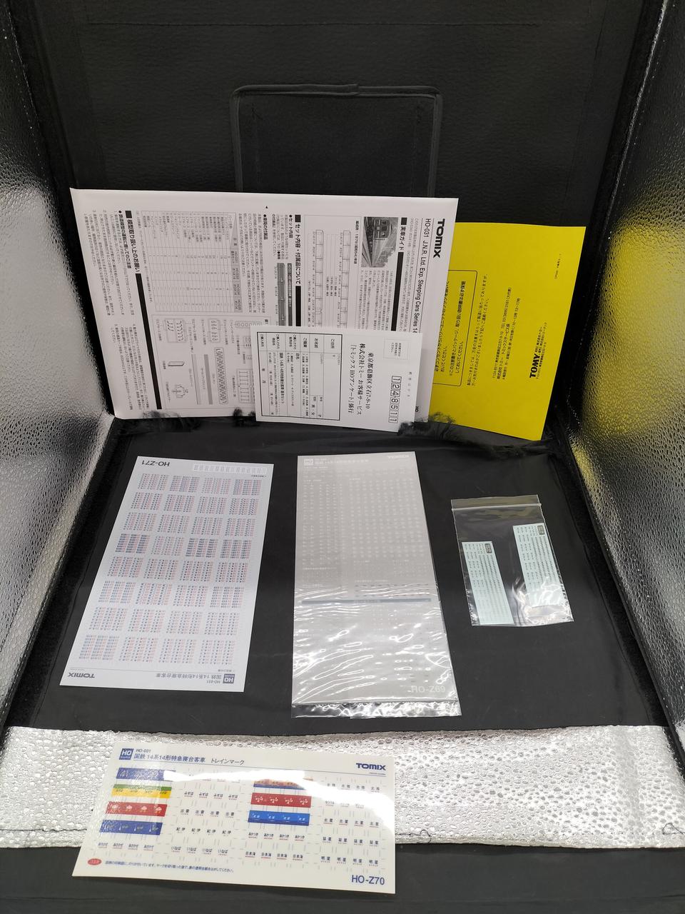 シール、インレタ類未使用です