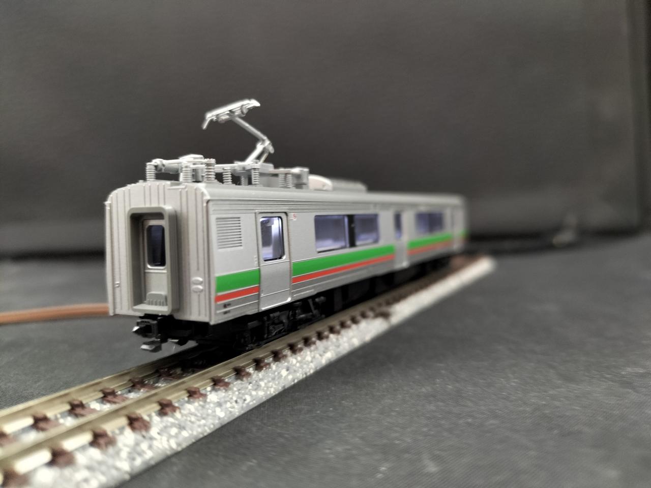 モーターOK、パンタグラフ展開します