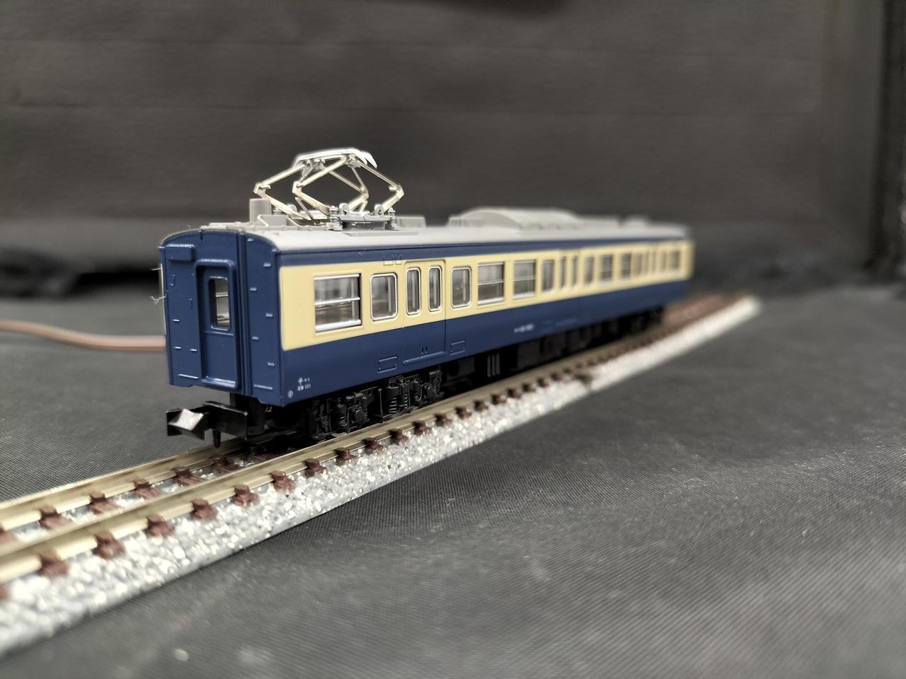 モーター動作OK、パンタグラフ展開します
