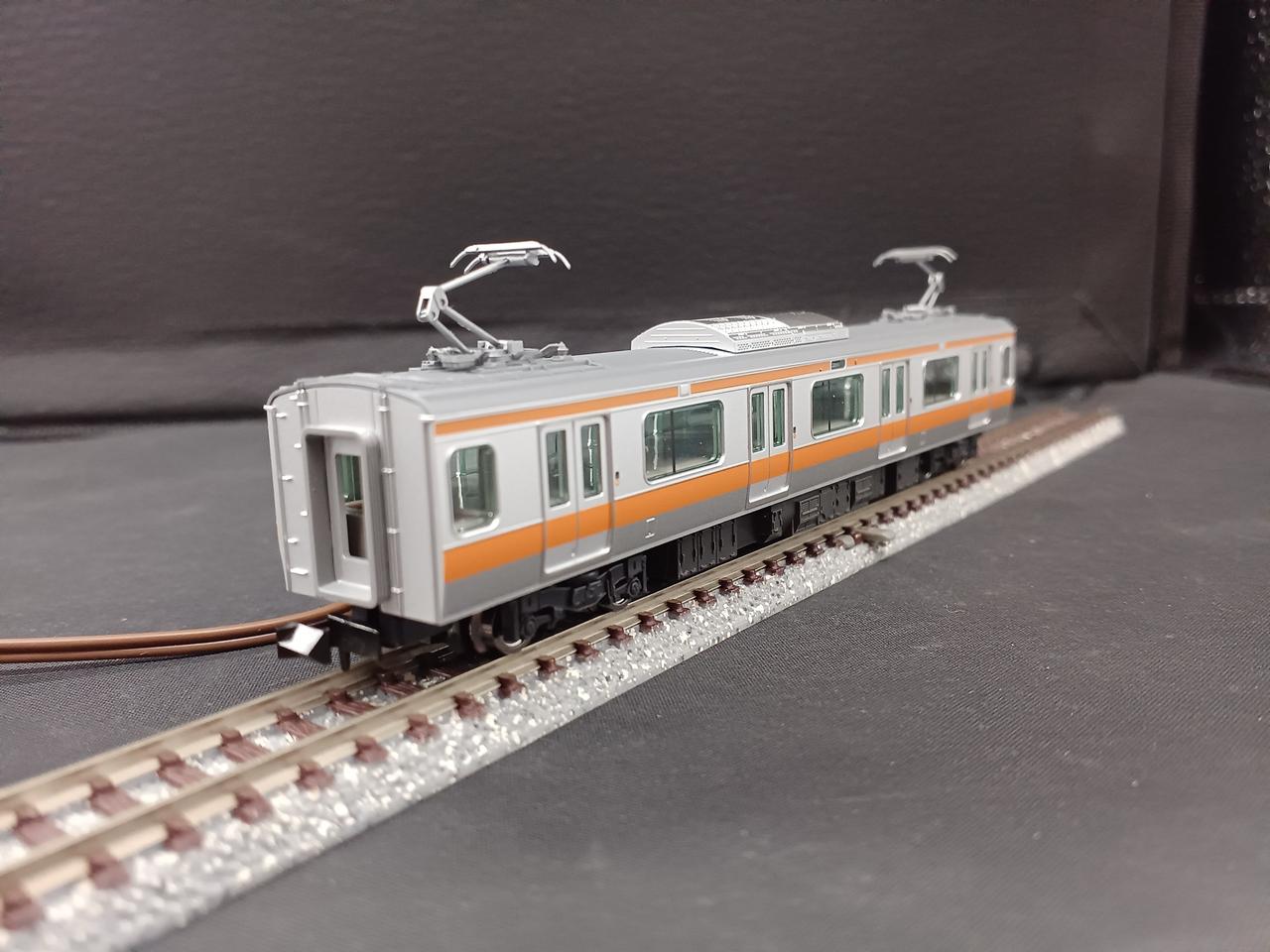 モーター動作OK、パンタグラフ展開します