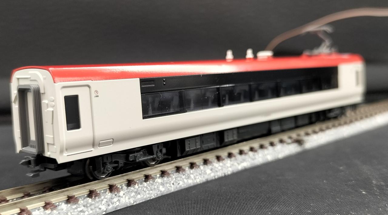 モーター動作OK、パンタグラフ展開します