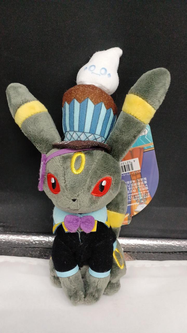 ブラッキー ハロウィン ぬいぐるみ タグ付き 缶バッジ ポケモンセンター ⚫︎【タグ付き】ポケモンセンター ブラッキー ハロウィン