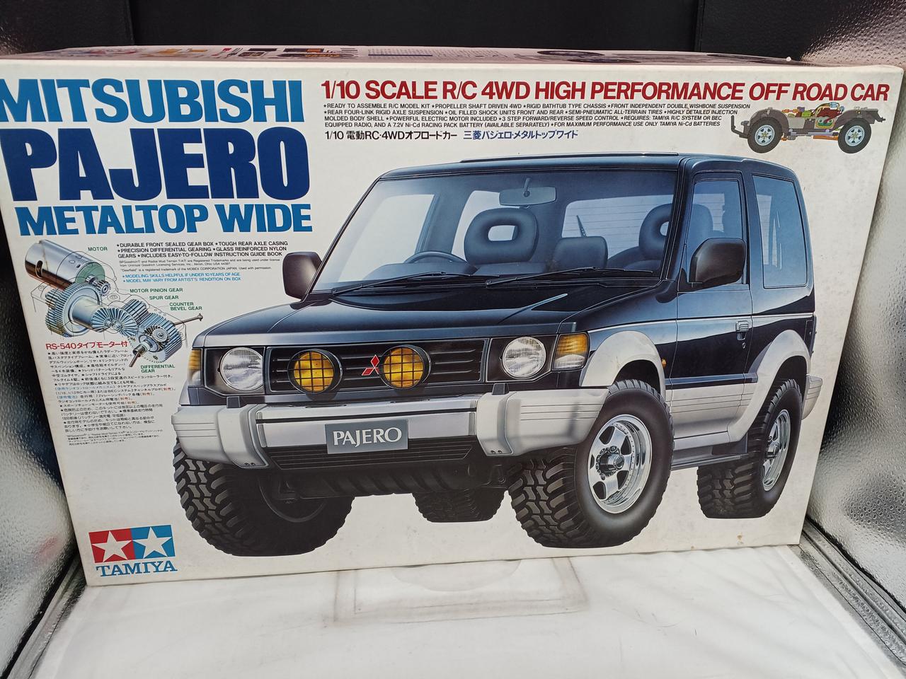 タミヤ　三菱パジェロ メタルトップワイド 1/10 ラジコン　中古 タミヤ RC特別企画商品 1/10RC 三菱パジェロ メタルトップワイド
