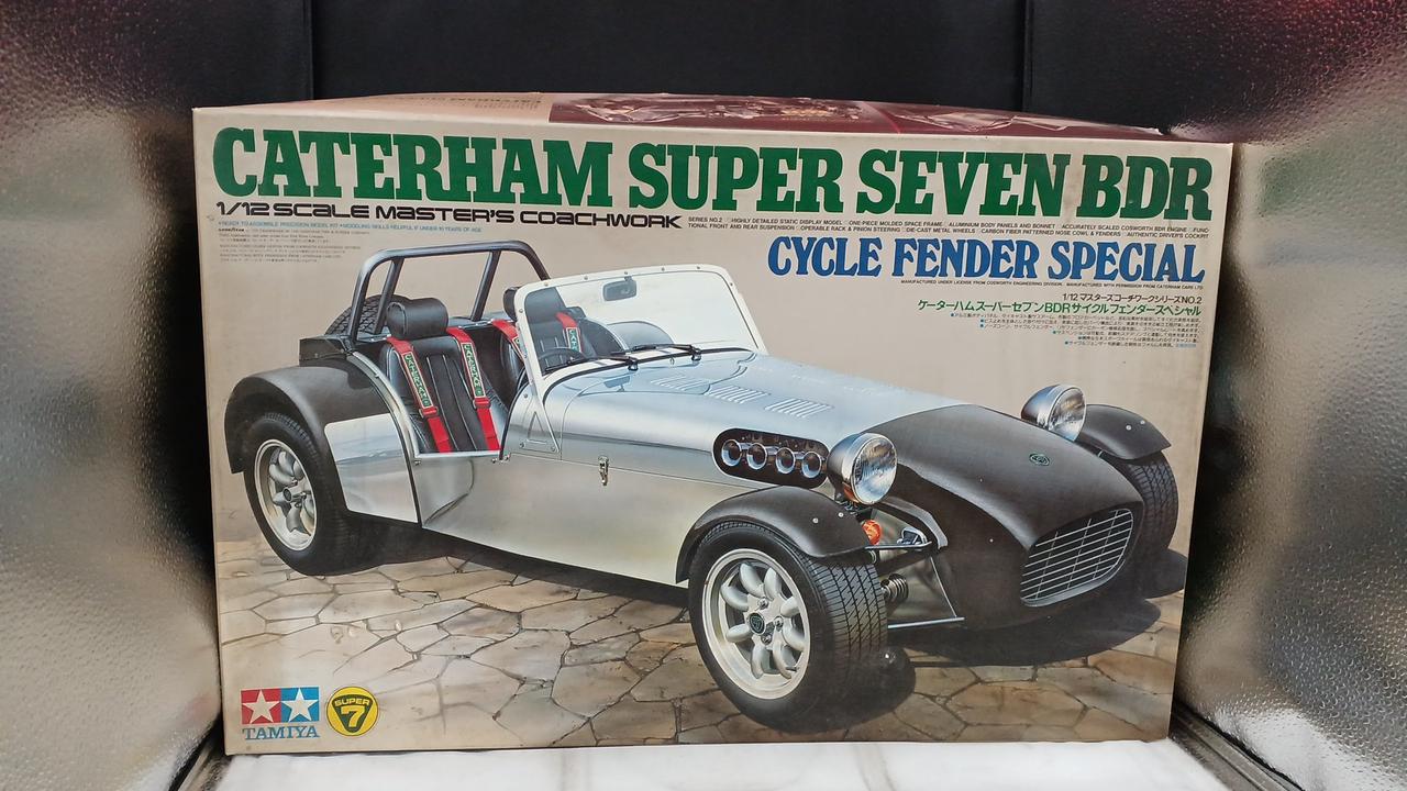 タミヤ　ケータハム スーパーセブン　キット　1994年製　未組立品 タミヤ ケータハム スーパーセブン キット 1994年製 未組立品
