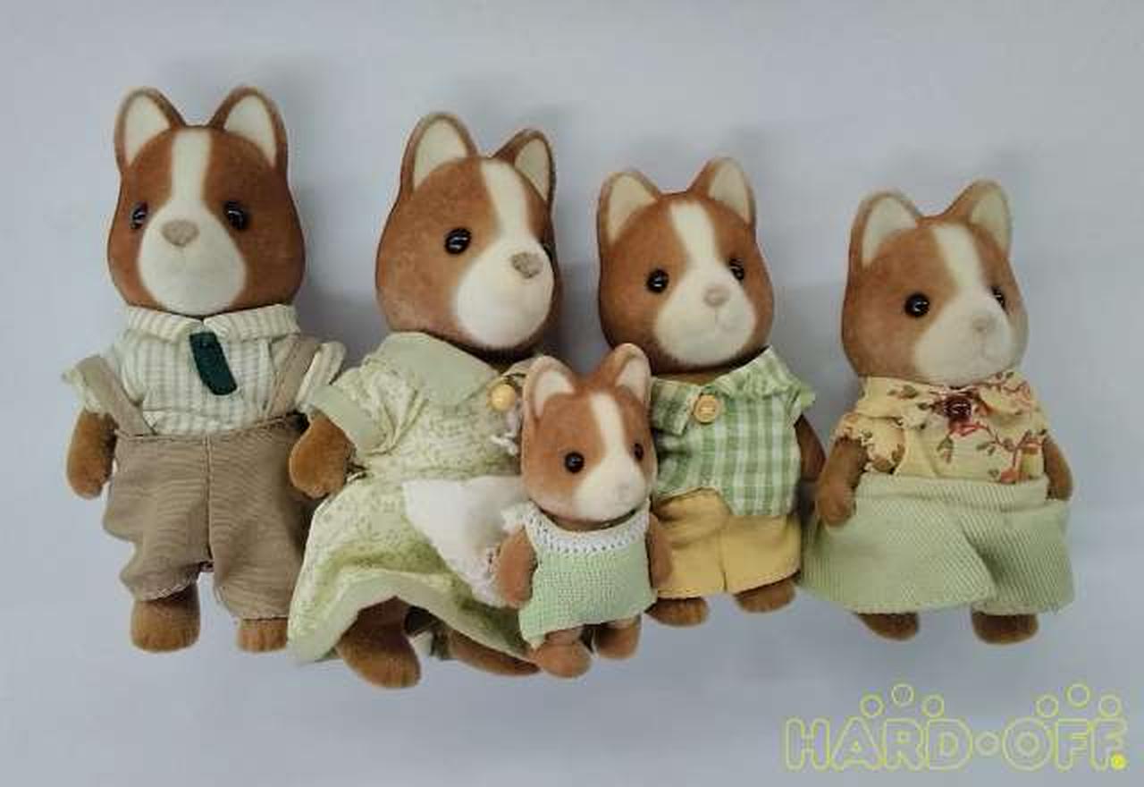 絶賛 シルバニア 未使用 お人形さん マロン犬 アライグマ 廃盤 Saleセール