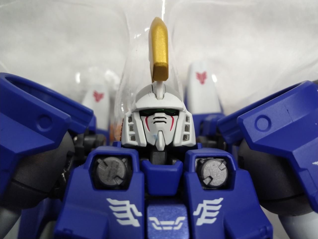 顔に少々のキズあり