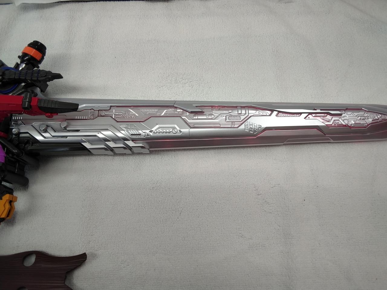 刀身の発光確認