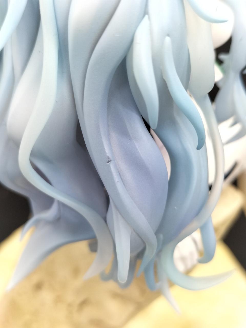 髪部分に傷が見受けられます。