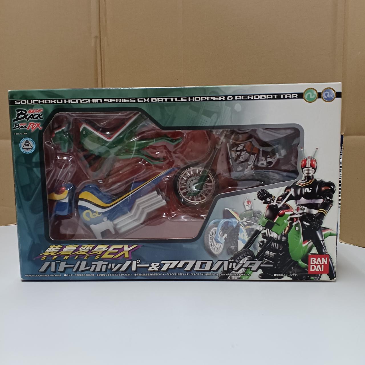 仮面ライダーBLACK 装着変身シリーズEX バトルホッパー&アクロバッター Amazon.co.jp: TAMASHII NATIONS 装着変身EX バトルホッパー&アクロ
