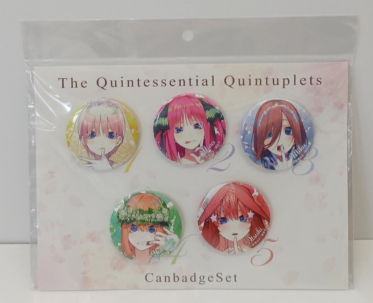 五等分の花嫁展 缶バッジセット