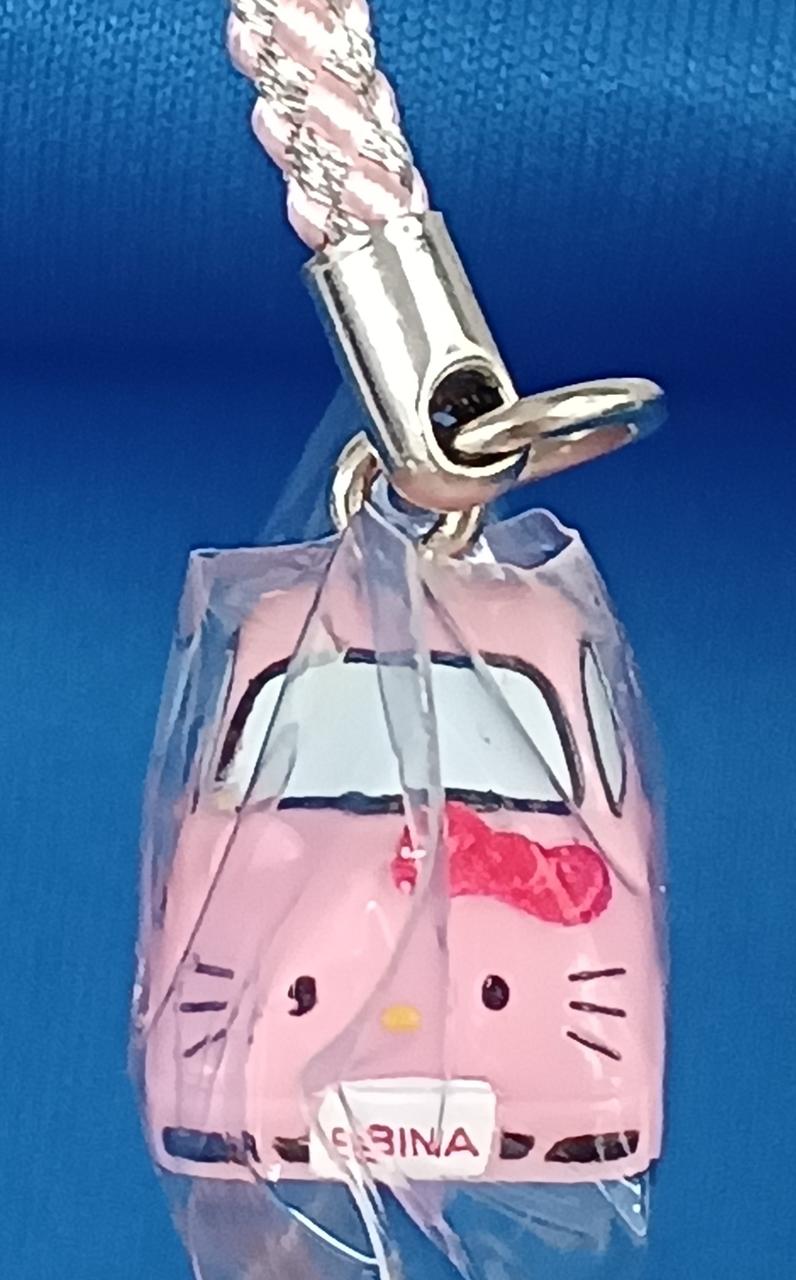 はっぴぃえんど|キティ 海老名SAバージョン 根付け ピンク|【ハード