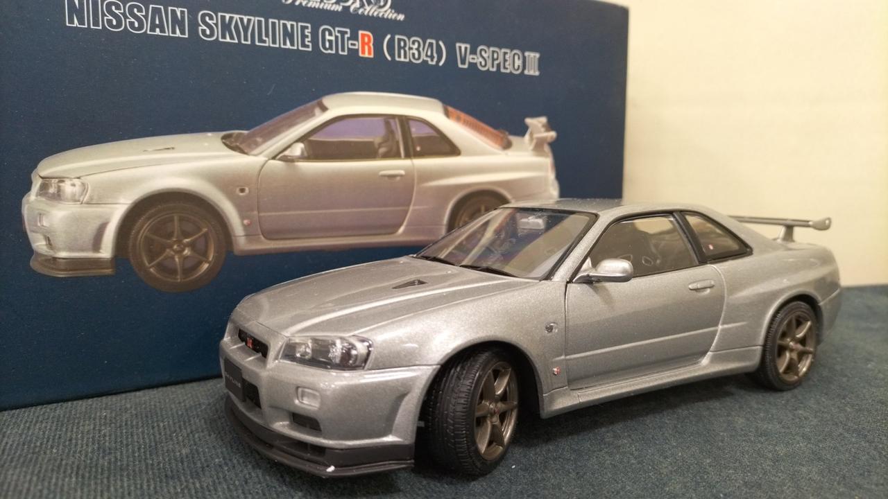 EBBRO|ニッサン スカイラインGT-R R34 V-SPEC II|HARDOFFオフモール